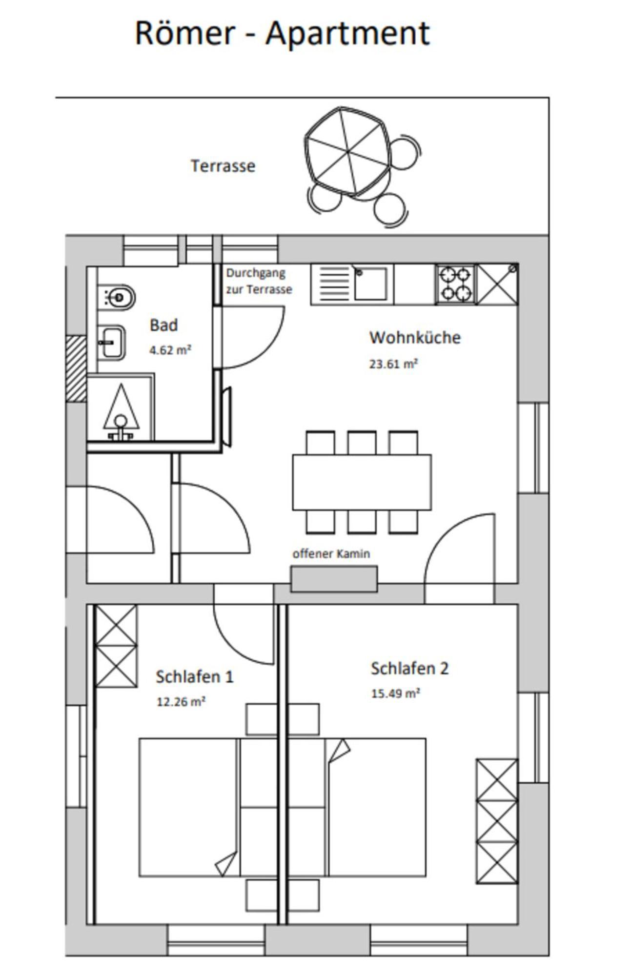 Roemer-Apartment Im Herenhaus Rheinblick クサンテン エクステリア 写真